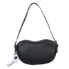 Omuz çantaları basit moda kadınlar için yüksek kaliteli yaz katı küçük çanta bayanlar pu deri büyük kapasiteli el çantası siyah