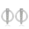 Boucles d'oreilles étalon la mariée esthétique en strass de cristal cristal Boucle d'oreille pour la robe de mariée Gift bijoux de mode