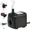 Tillbehör 600L/H 8W Vattenpump Submerible Pump för Aquarium Fountain Pond Pump Fish Tank Garden Pond Pumps Fountain Mini Pomp 110240V 4W