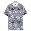 Men's Suits NO.2 A1214 Casual Breathable Fashion Top T-shirt Custom Hip Hop Business Round Neck Short Sleeve Clover