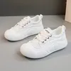 Casual schoenen gevulkaniseerd voor dames sport platte sneakers vrouw mode running round teen atletische schoenschoenen zapatillas mujer mujer