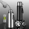 Pantalla de temperatura de botella inteligente de 1200 ml Mantenga fría y botella de agua Thermos para té de agua Botella de agua deportiva al aire libre 240416