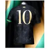 2023 2024 Arjantin Ronaldo Portekiz Siu la Pulga Jersey Özel Messis Ronaldo Siyah Gömlek Üniformaları 99998