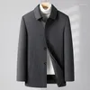メンズトレンチコート秋の冬のファッションコート高品質のビジネスジャケット男性服フルサイズM-4xl