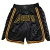 Lakers 76ers Supersonische Grizzlies Bucks basketbalbroek gewoon Pocket Big Pants Blue Ball Pants