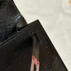 Wysokiej jakości ręcznie robiona torba Luksusowa marka Women Color CK89/NOIR 22CM Jaszczurka Skóra