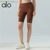 Desginer Aloe Yoga Shorts Frau Pant Top Frauen nackt 5/4 Sport Tight Damen Sommer Outwear Fitness High Taille Pfirsich Hip Hosen Shorts