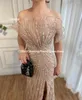 Party Dresses Cermae Satin Strapless Mermaid Sequin Populer Prom Gown Evening Floor Length Formell Elegant Dress for Women 2024