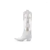 Boots varumärkesdesignskor för kvinnor Transparent PVC Splice Botas Mujer Star Print Knee-High Booties Chunky Heel Pumps