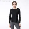 Desguerger Als Yoga Aloe Top Shirt Centorde Femme courte Sweat à capuche Spring and Automne Nouveau costume Longue Couvrette de fitness T-shirt Sports T-shirt