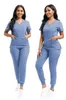 Slim Fit Women Scrubs SetS Hospital Uniforms Nurses ACCESSOIRES DENTAL CLINIC BEAUTY SALON SPA SCUPS DE WORK