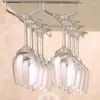 Kitchen Storage 27/35/55cm Wall Mount Wine Glass Racks Under Cabinet Hanger Organizer Convenience Hanging Stemware Holder For