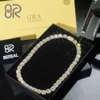 Venta de oro VVS MOISSANITE CLITLA DE CADENA DEL TENIS PASS PASE DE DIAMOND BAGURETA CUCTO 925 Silver Hip Hop Pulsera