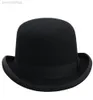 4Size 100 Wool Women Men Men Bowler Hat Pure Crushable Dome Fedora Hat4358587