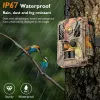 Cameras 4K WIFI APP Hunting Trail Camera FOV 120 Degree 0.2s Trigger IR Range 30m 4K Video 48mp picture IP67 For Surveilliance Wildlife