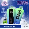 Bang Box Puff 25000 25K Puffes Disposables Vape Pen Vapers Authentic Vapers Mesh Bobine Rechargeable E Cigarettes 0% 2% 3% 5% 12 COMBLES DUAL MESH BIG PUFSSS