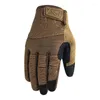 Guanti ciclistici che tirano tattici sport alpinismo all'aperto e protezione protettiva - Black Wolf Brown Ranger Green