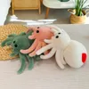 Simulation Black Spider Jumping Doll Crawling Pet Plush Cute Reptile Toy Super 240420