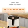 Fryers Intelligent 6L Air Fryers Kök Tillbehör Electric Oven Potato Airfryers Oilfri Electric Fryer Kitchen Fritadeira