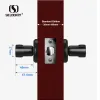 Control Smart Fingerprint Password Door Handle Lock WiFi RFID Card Key Voice App Control For Home Stainless Steel S1580