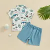 Наборы одежды для малыша Baby Boy Summer Outfit Little Kids Lits Loth Loth Butte Dow