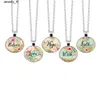 Croient l'amour Hope Faith Dream Bible Verse Collier Glass Dome Pendants Colliers Écriture Bijoux Christian Gift8641944