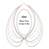 Sexy Waist Chain Belt Layered Belly Body Fashion Trend Jewelry For Women Festival Rave Party Accessories 240409