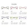 Gmei Design Blue Light Blocking Womens Cat Eye Metal Glasses Frame Female Anti Radiation Protection Eyeglasses Frames 3038 240418