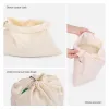 Bolsas 3pcs reutilizáveis algodão sacar de algodão Sacos de algodão Produzir sacos para vegeta