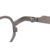 نظارات شمسية إطارات عتيقة Oval Women Pure Titanium Closes Men Men Metal Eyeglass Retro Prescription Round Round Gray Red