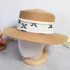 Modedesigner randig fällbar stråhatt hink hatt kvinnor sommar resor breda grim bambu hatt kvinnor strand sol mössa handgjorda fiskare hatt