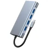 Hubs USB C Hub Tipo C a HDMicompatible RJ45 5 6 8 11 Porte dock con PD TF SD AUX USB Hub 3 0 Splitter per MacBook Pro PC Hub