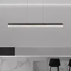 Kroonluchters Modern Minimalism Led kroonluchter voor eetkamer keukenbar woonslaapkamer zwarte hars ontwerp hanglampen