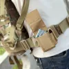 Förpackningar som jagar Molle Pouch Tactical Single Pistol Magazine Pouch Midjeväskor Fanny Pack utomhus Sport Camping Cigarette midjepåse