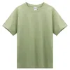 260 g Zomervlakte Heren Korte mouwen T -shirts 100 zware katoenen mannelijke ademende T -shirtshoulder Mouw Oversized Casual Man Top 240419