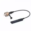 Lampor WADSN M300 M600 Flashlight Tail Cap Switch Airsoft SureFir M300C Tactical Spotlight Metal End Cap Dual Function Pressure Switch Switch