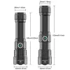 Scopes 30W 2000LM 500800M Range LED White Laser Flashlight for Hunting Tactical Night Scout Lights Set Waterproof Rifle Scope Light