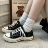 Casual Shoes Summer Basic Women Canvas Low Top Girls Students Black School Lace Up White Sport 35-40 All Match