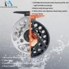 Accessori Massimala massima di alta qualità Eco 2/3/4/5/6/7/8WT Rulzino a mosca grande ARBOR ALUMINUM ALLA FACHIO RELEFICA DI PESCA RANGE RIELE DELLA PESCA HANDCHANGED