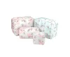 Cases 4 Sizes S M L XL Makeup Bag Pink Bule Printed Bow Toiletry Pouch Waterproof Women Storage Nylon Travel Makeup Bag Organizer