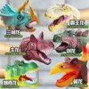 Simulation Childrens Dinosaur Hand Puppet jouet soft rabyshing boy tyrannosaurus rex animal interactive Doll Tiger Glove 240415