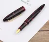 Pens Moonman M100 Résine Creative Fountain Fountain Pen schmidt Convertisseur et Fine Nib 0,5 mm Enk Pen Gold Trim Writing Gift Styl