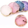 Nail Display Color Mix Palette Art Tools Polish Gel Resin Plate Natural Varnish Manicure