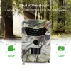 Kameror 12MP 1080P Wildlife Hunting Trail Camera Wild Surveillance Night Vision Waterproof Aktiverad utomhus Wildlife Scouting Camera