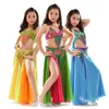 Stage Wear Kids Performance Belly Dancing Clothes da 3 pezzi Set Bra Celt Grifli Girls Girls Baded Dance Costume