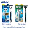 Бринг -оригинальный вектор Gillette 3 Безопасное бритье бритва лезвие для мужчин Vector3. Бритва для бритья.