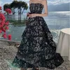 Casual Dresses Summer Backless Beach Long Dress For Women Fahsion Sleeveless Off The Shoulder Print Floral Vestidos Elegant Evening Party