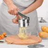Maschers di patate Ricers cucina cucina strumenti di cottura in acciaio inossidabile purea di frutta vegetale per frutta vegetale maker di aglio di aglio 240415