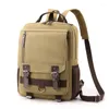 Rugzak heren rugzakken canvas mode crossbody tas voor tieners multifunctionele bagpack man reizen mannelijke schooltassen student rucksack