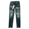 Motocicleta ksubi jeans designer masculino calça calças roxas jeans ksubi high street purple retro pintura mancha slim pés micro jeans jeans hiphop zíper